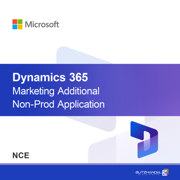Dynamics 365 Marketing Πρόσθετη Μη Παραγωγική Εφαρμογή (NCE)