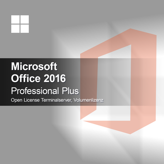 Microsoft Office 2016 Professional Plus Άδεια Ανοικτής Χρήσης Terminalserver, Όγκος Άδειας