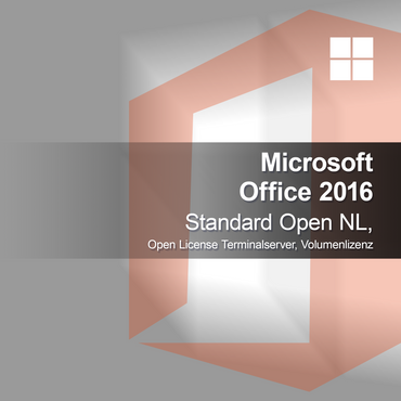 Microsoft Office 2016 Standard Open NL, Άδεια Open License Terminalserver, Άδεια Όγκου