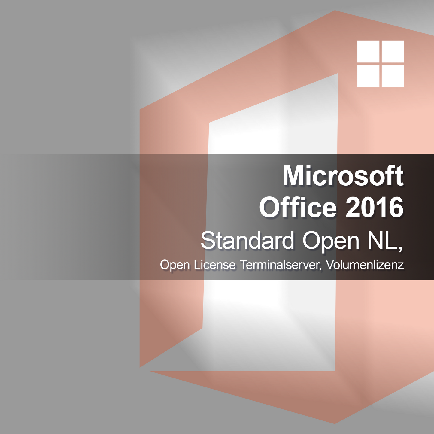 Microsoft Office 2016 Standard Open NL, Άδεια Open License Terminalserver, Άδεια Όγκου