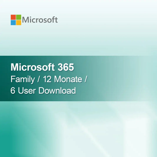 Microsoft 365 Family / 12 μήνες / 6 χρήστες Λήψη
