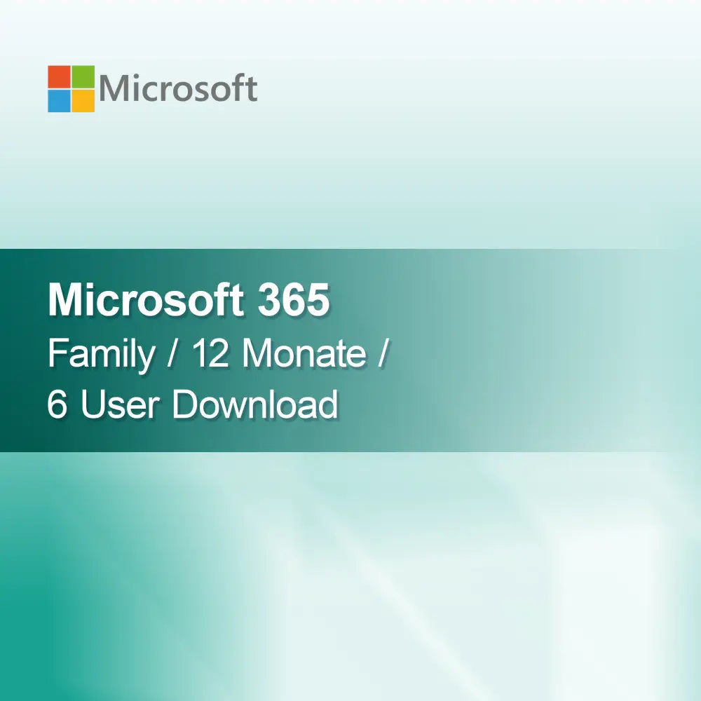 Microsoft 365 Family / 12 μήνες / 6 χρήστες Λήψη