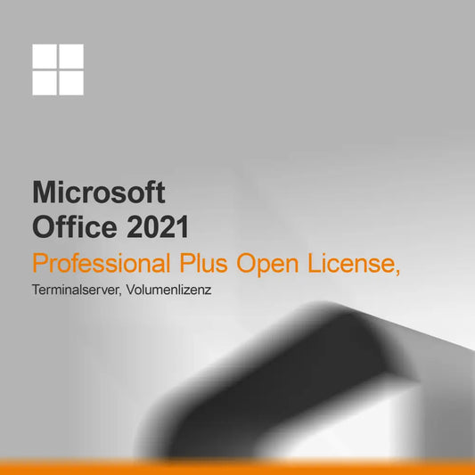 Microsoft Office 2021 Professional Plus Άδεια Ανοικτής Χρήσης, Terminalserver, Άδεια Όγκου