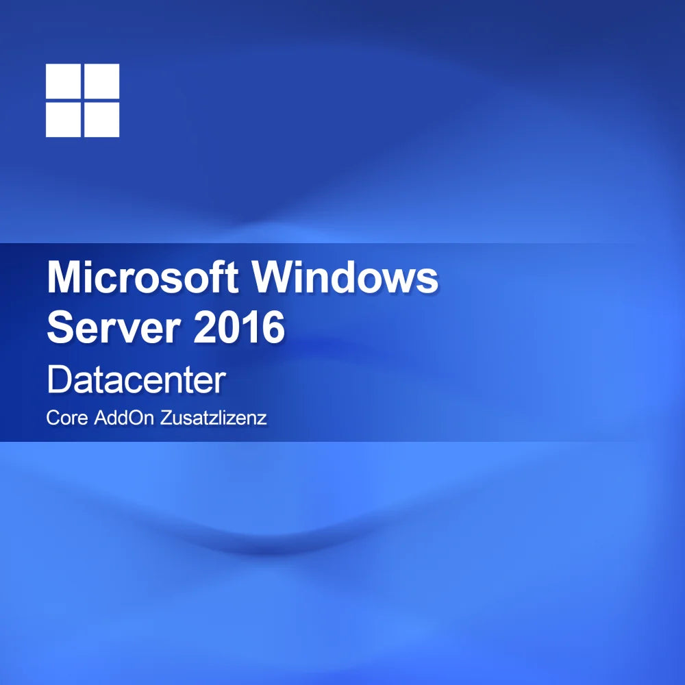 Microsoft Windows Server 2016 Datacenter, Core AddOn επιπλέον άδεια