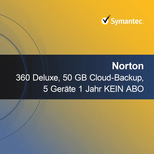 Norton 360 Deluxe, 50 GB Cloud-Backup, 5 συσκευές 1 έτος ΧΩΡΙΣ ΣΥΝΔΡΟΜΗ