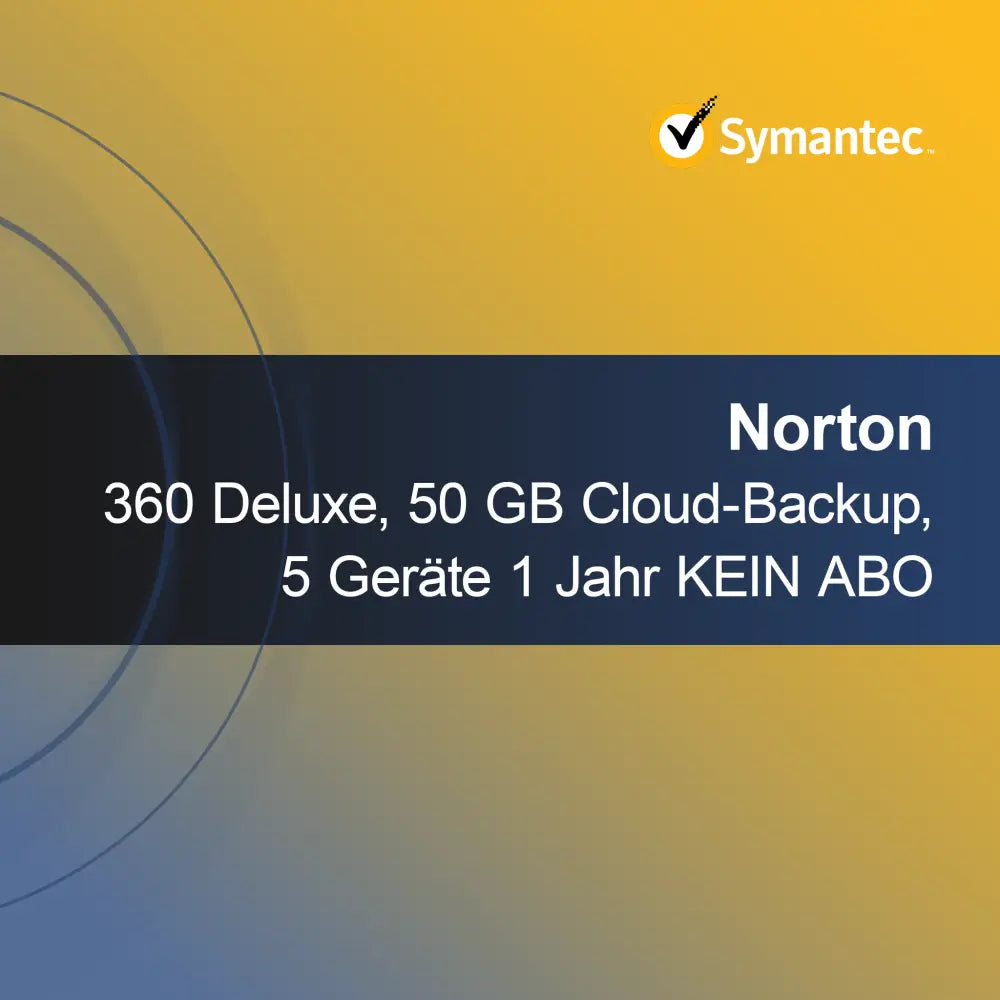 Norton 360 Deluxe, 50 GB Cloud-Backup, 5 συσκευές 1 έτος ΧΩΡΙΣ ΣΥΝΔΡΟΜΗ