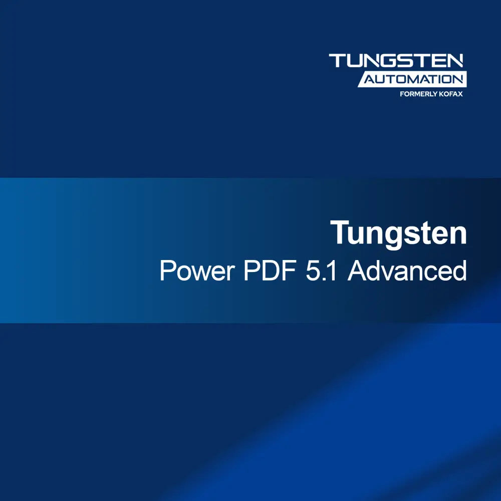 Tungsten Power PDF 5.1 Προηγμένο