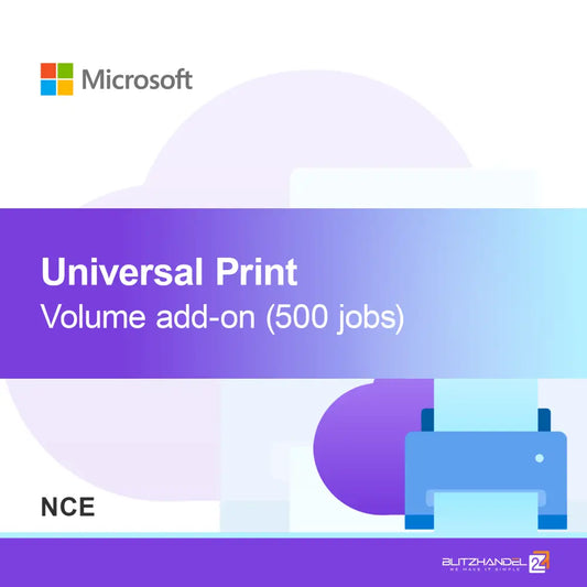 Πρόσθετο όγκου Universal Print (500 εργασίες) (NCE)