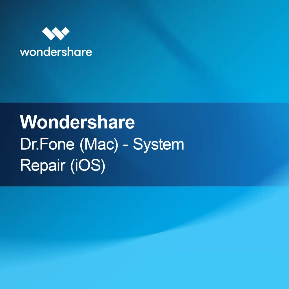 Wondershare Dr.Fone (Mac) - Επισκευή Συστήματος (iOS)