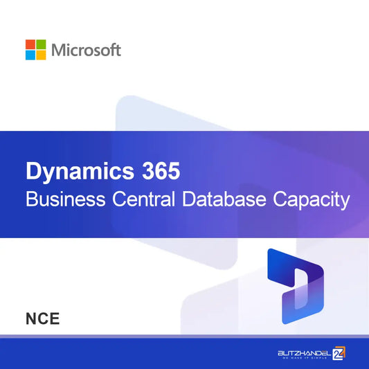 Χωρητικότητα Βάσης Δεδομένων Dynamics 365 Business Central (NCE)