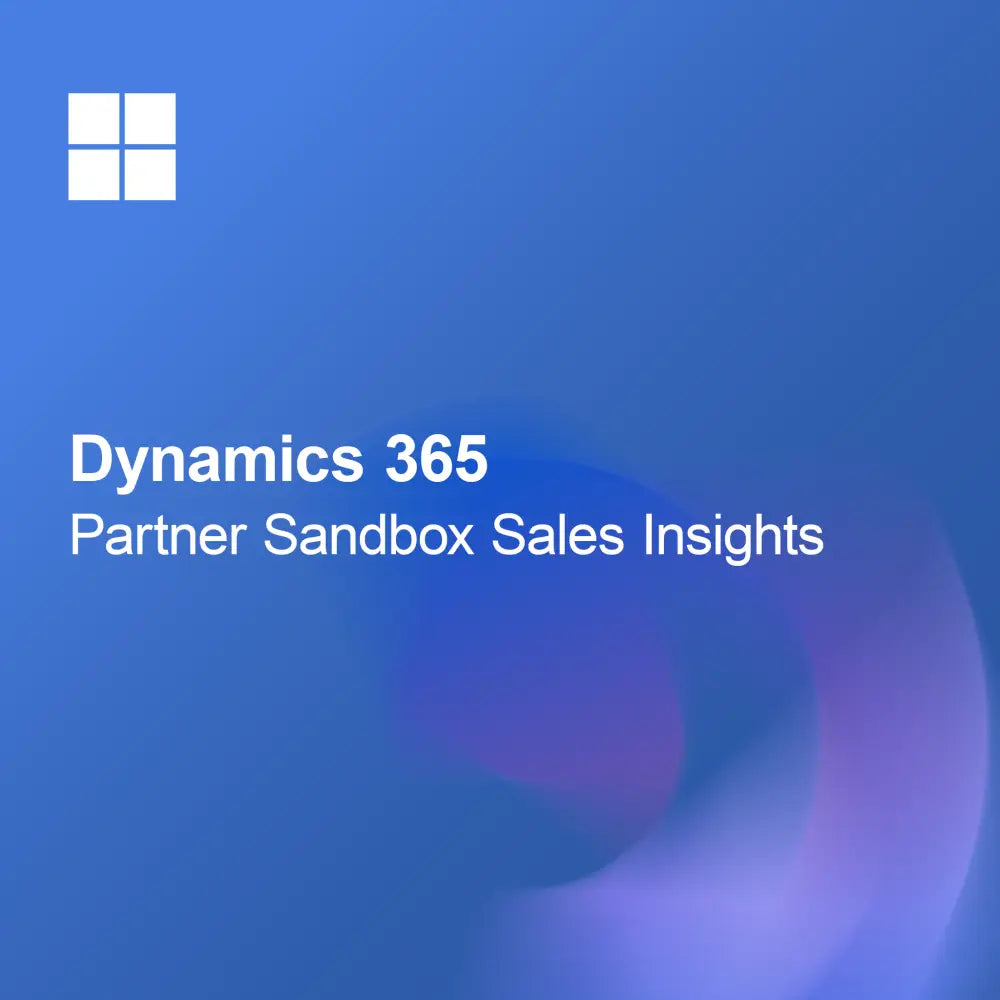 Dynamics 365 Partner Sandbox Πωλήσεις Insights
