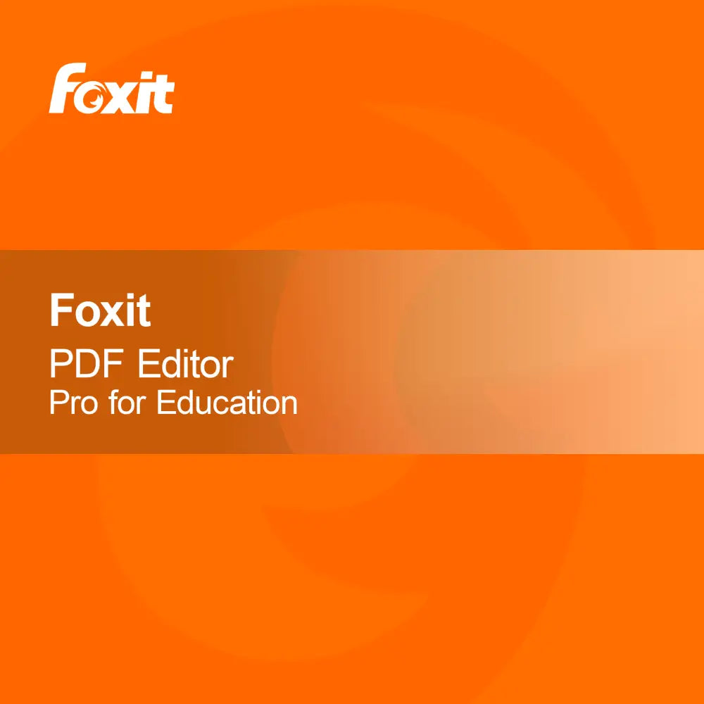 EDU Foxit PDF Editor Pro για Εκπαιδευτική Συντήρηση