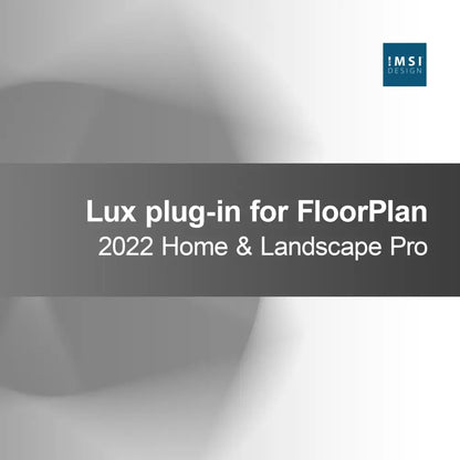 Πρίζα Lux για FloorPlan 2022 Home & Landscape Pro