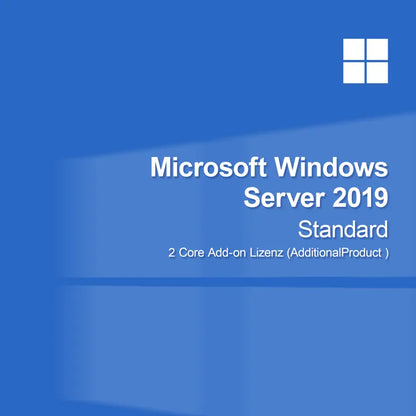 Microsoft Windows Server 2019 Standard - Άδεια Προσθήκης 2 Πυρήνων (AdditionalProduct )
