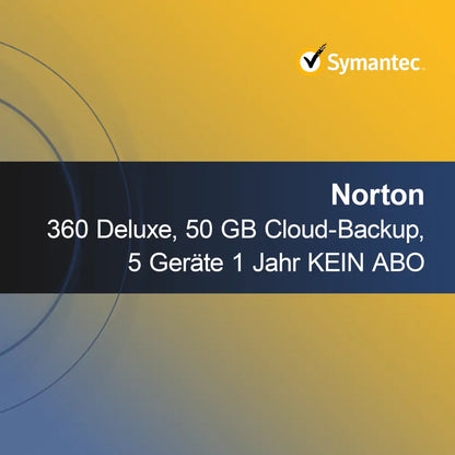 Norton 360 Deluxe, 50 GB Cloud-Backup, 5 συσκευές 1 έτος ΧΩΡΙΣ ΣΥΝΔΡΟΜΗ