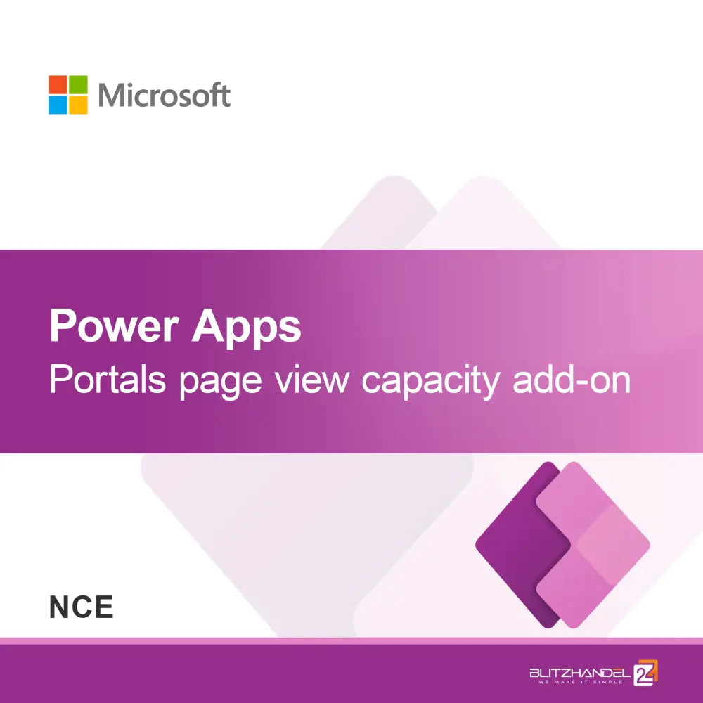 Πρόσθετο χωρητικότητας προβολής σελίδας Power Apps Portals (NCE)
