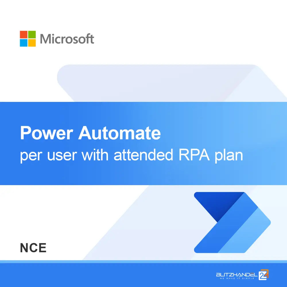 Power Automate ανά χρήστη με σχέδιο RPA με παρακολούθηση (NCE)