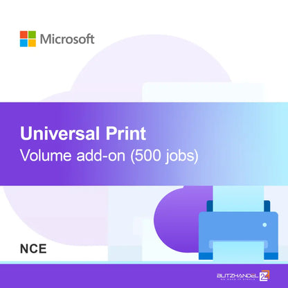 Πρόσθετο όγκου Universal Print (500 εργασίες) (NCE)