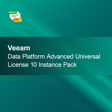 Veeam Data Platform Προηγμένη Καθολική Άδεια Πακέτο 10 Περιπτώσεων